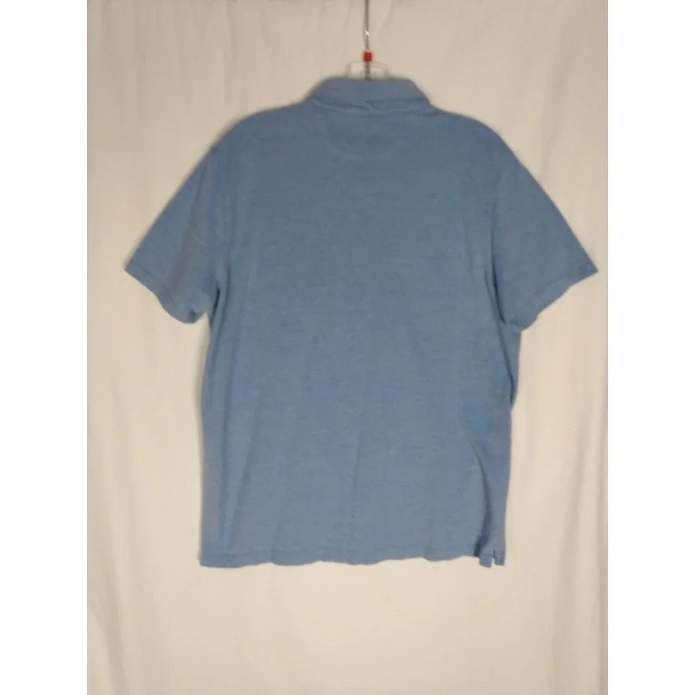 Banana Republic Blue Men Pique‎ Polo Shirt Casual Size L
